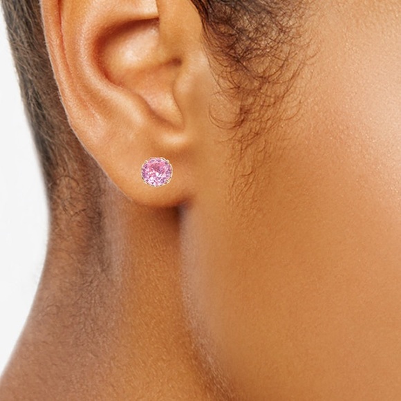 New Kate Spade Crystal Stud pink Earrings - Picture 3 of 13